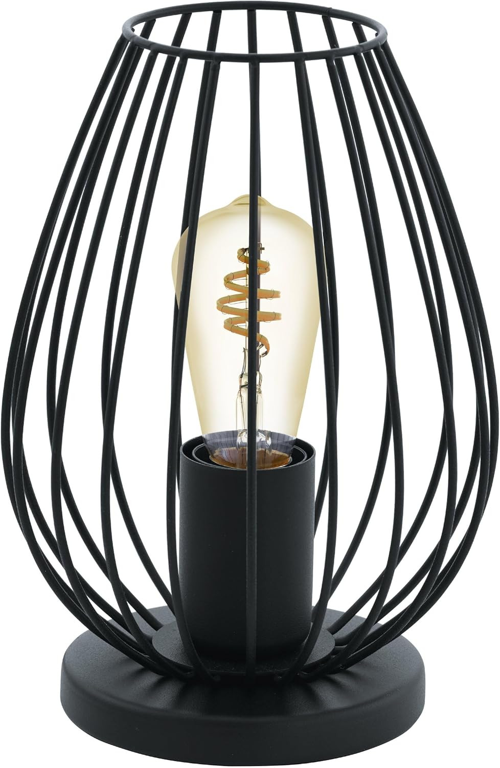 Lampada Newtown EGLO Nera E27 - Illuminazione Interni Robusta