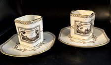 Richard Ginori, Doccia, Fiesole, tazzina,  tazzine,  oro,  paesaggio, spezia