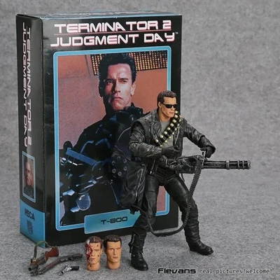 NECA Terminator 2: Judgment Day T-800 Arnold Schwarzenegger Action Figure 7"