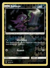 Sableye Uncommon Reverse Holo SM - Guardians Rising 80/145 NM Pokémon TCG