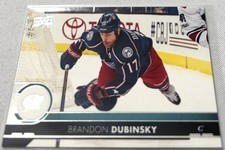 2017-18 Upper Deck Series 1 Hockey Brandon Dubinsky Columbus Blue Jackets #51