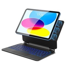 Keyboard Case for iPad A16 11th Generation  10th Generation   Magic Black