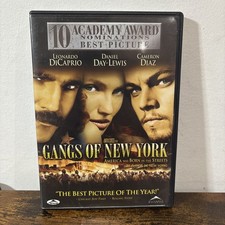 Gangs of New York DVD 2 Disc Leonardo DiCaprio Scorsese