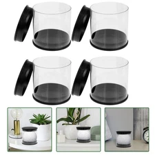 8 PCS Golf Ball Container Plastic Packaging Tube Clear Round Case