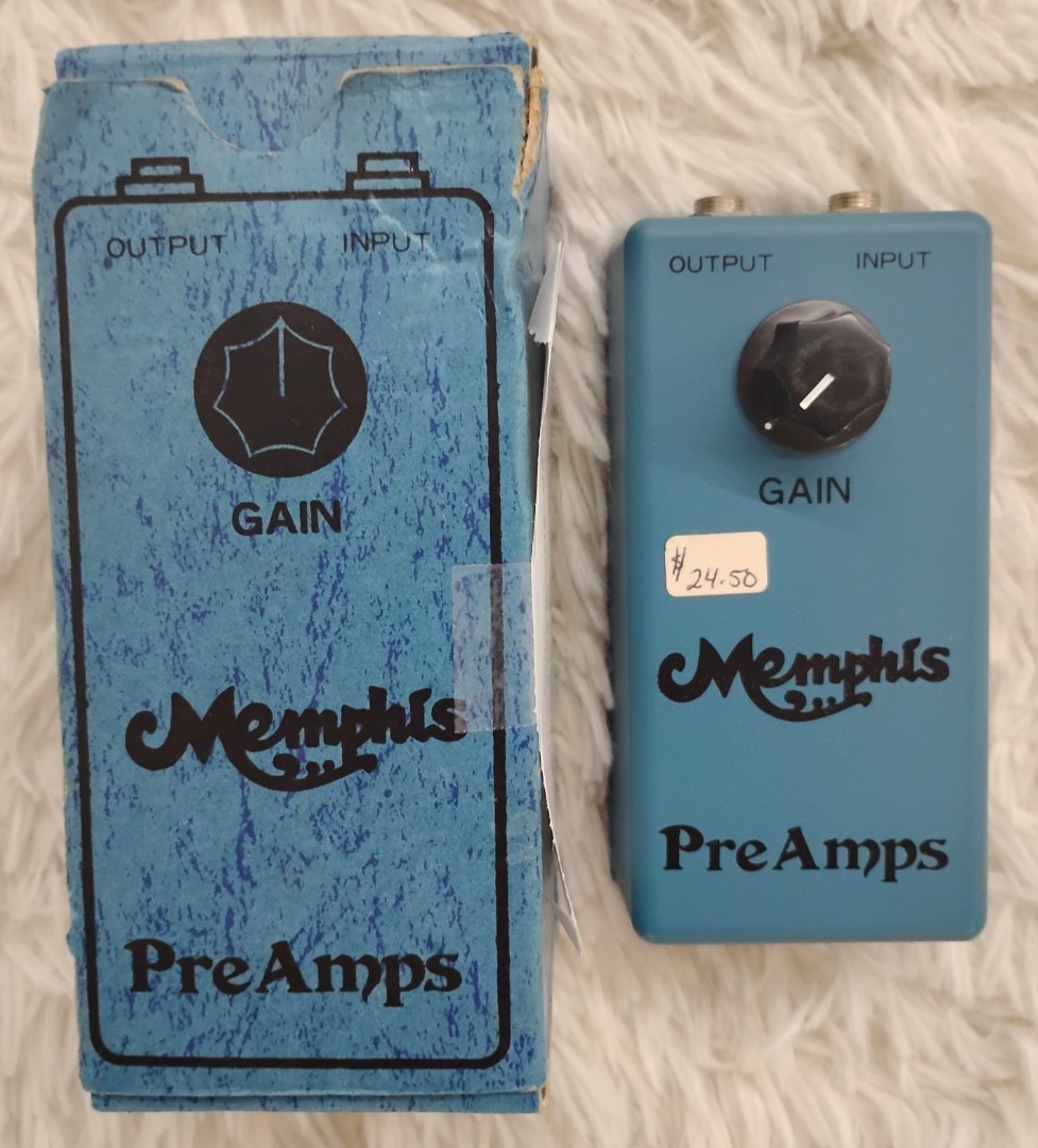 Memphis PreAmps Booster Pedal - Made in Japan - Vintage - Early 1970s - NOS 47190₽