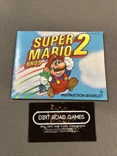 Super Mario Bros. 2 Instruction Manual Only Nintendo Nes Authentic
