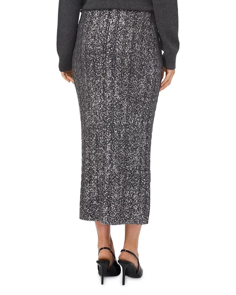 Falda suéter midi de punto con cable Vince Camuto para mujer Foto 2 de 4