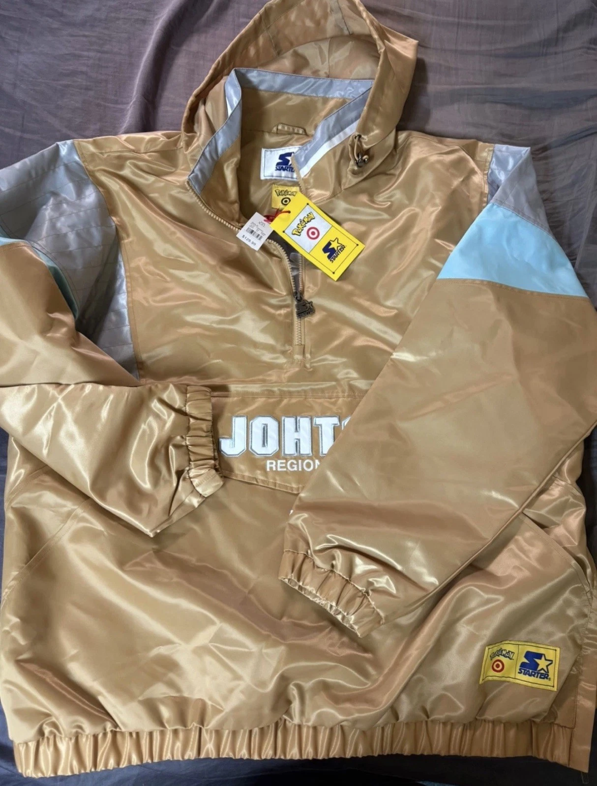 Pokmon Starter Pullover Jacket Gold Pokmon x Target JOHTO XXL | SHIPS JUNE 10TH
