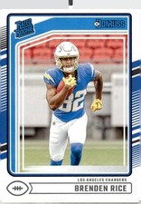 Brenden Rice 2024 Donruss #382 RC Los Angeles Chargers