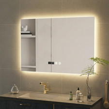 Dimmbar Badezimmerspiegel Spiegel mit LED Bel...