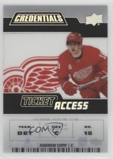2022 Upper Deck Credentials Ticket Access Acetate /149 Andrew Copp #TA-AC 16fy