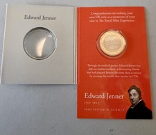 Limited Edition 2023  Edward Jenner  £2 Royal Mint Strike Your Own Coin