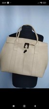 Elfenbein Leder Handtasche Italien