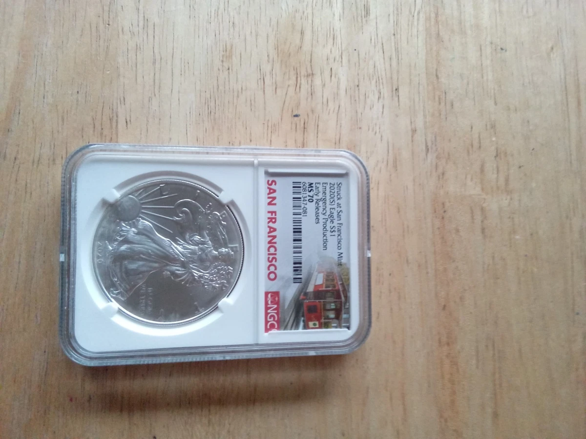 アメリカンイーグル☆　シルバー American Eagle MS 70 Graded 2020 Silver Bullion Coins for sale | eBay