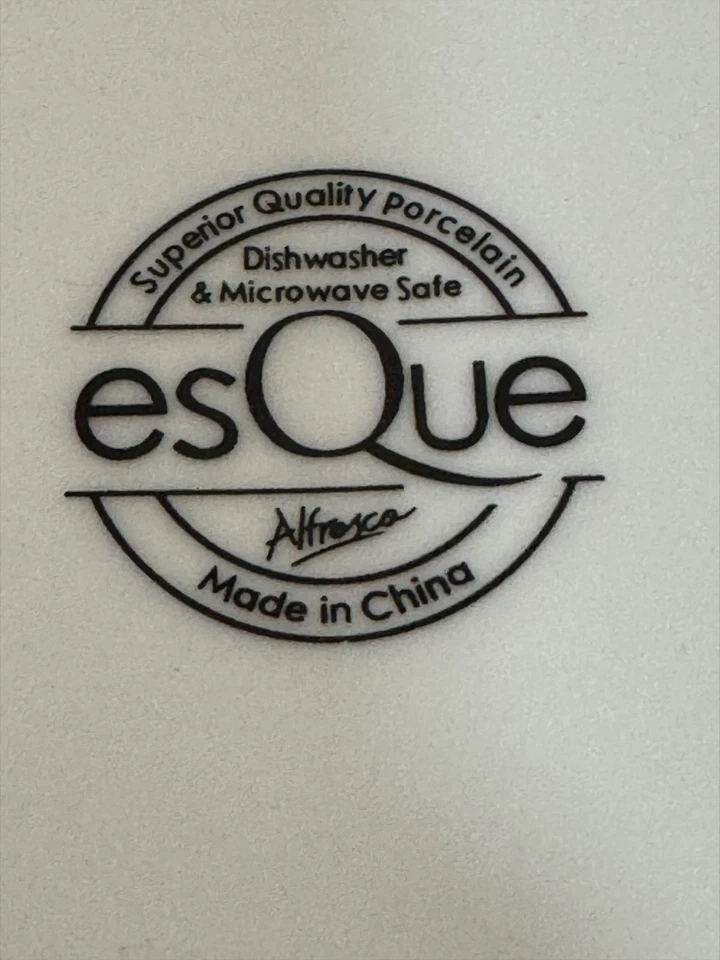 Tigela de servir oval de porcelana branca Esque Alfresco – Louça minimalista moderna - Imagem 3 de 4