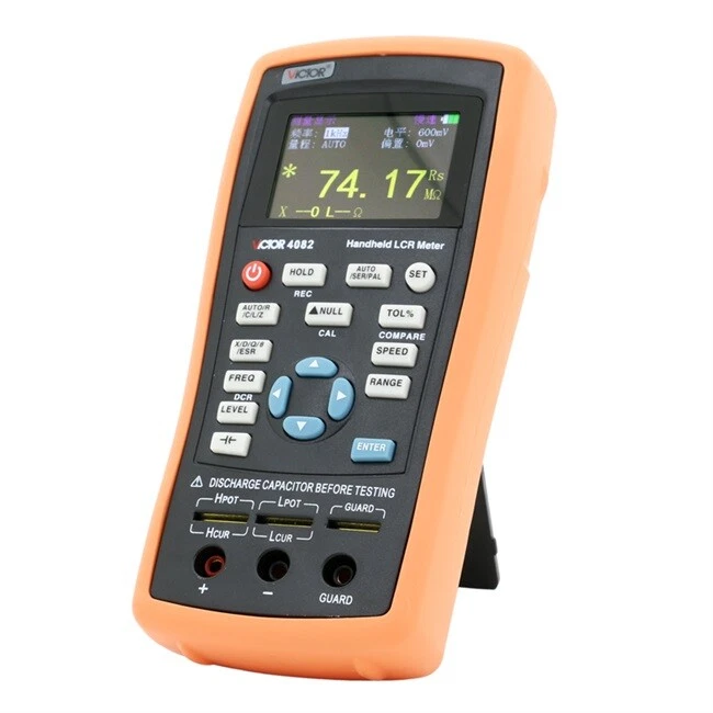 VICTOR 4082 Handheld-LCR-Messgerät Induktivitäts-Widerstand-Kapazitäts-Messgerät - Bild 3 von 4