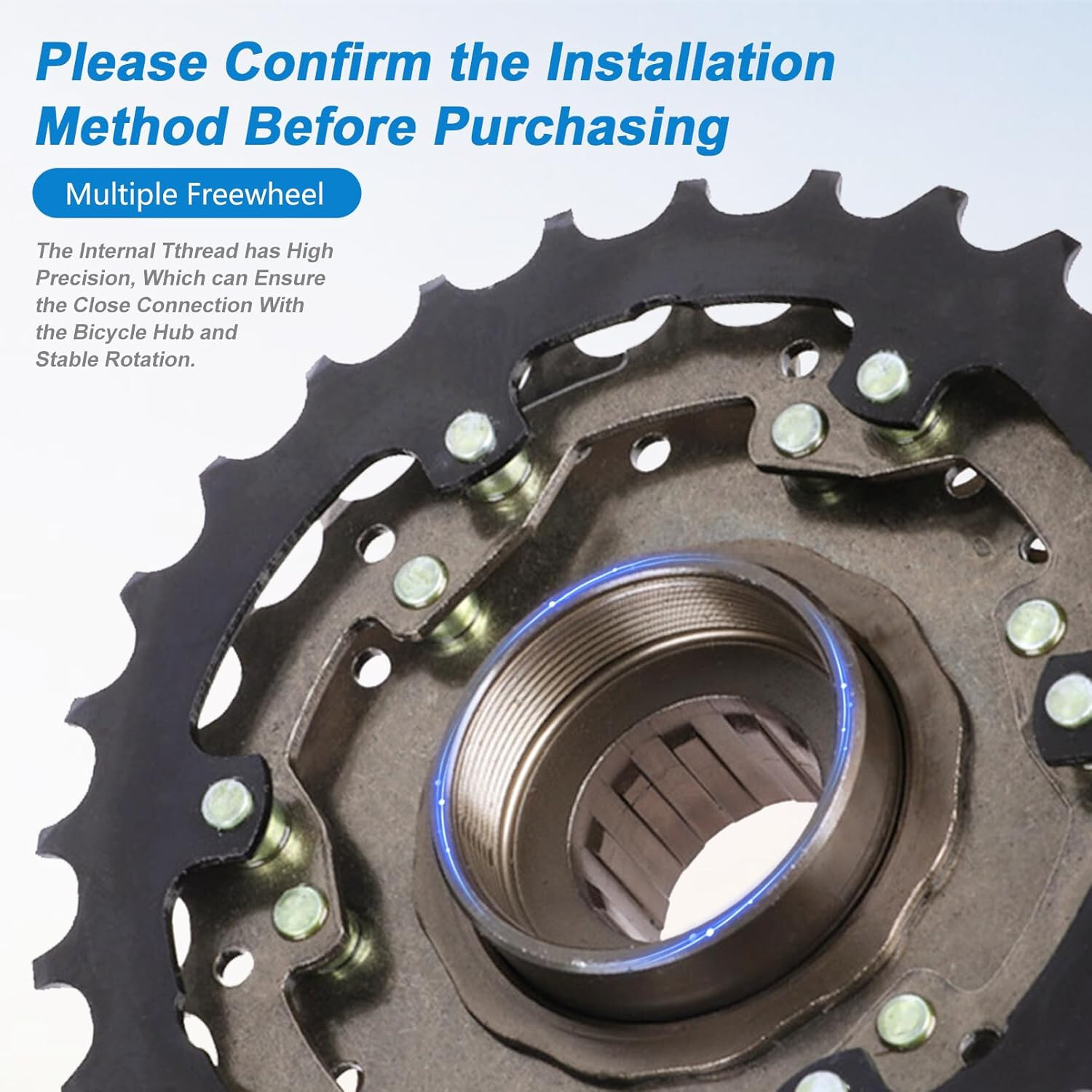 Shimano TZ500 7-Speed 14-34t Screw On Multiple Bicycle Bike Freewheel