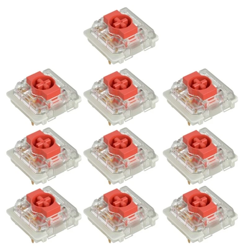 Gateron KS-33 Mechanical Keyboard with Low Profile Red Blue Brown Switches for Smooth Responsive Typing and Gaming Experience