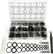 270 Pcs O Ring Kit 18 Sizes Rubber O Rings Assortment Set for Car Auto Gasket