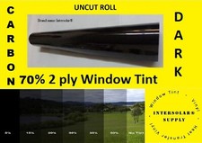 15 Uncut 24x 25 Feet Window Tint Film 2 Ply 10 Yrs Warranty Intersolar Best