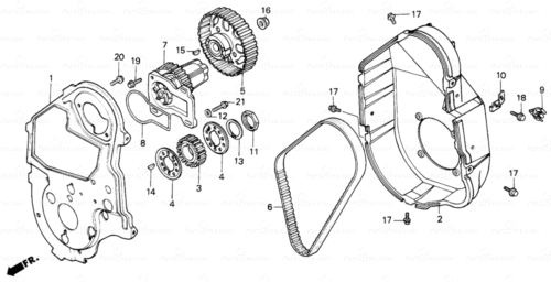 GENUINE HONDA OEM Timing Belt 14400-ZA0-003 GX360K - Picture 10 of 10