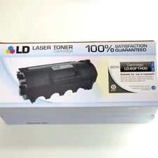 LD Laser Toner for Lexmark Printer Model 60F1H00 601H High Yield Cartridge Black