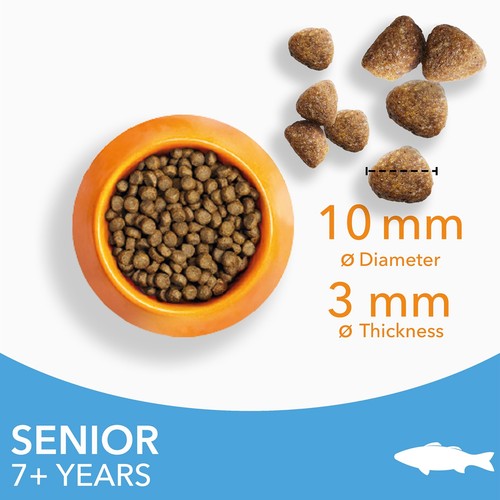IAMS Complete Dry Cat Food for Senior 7+ Cats with Ocean Fish 800 g - Picture 4 of 8