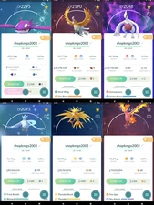 Pokémon All Shiny Legendary 2018 -- Unregistered 1mill SD