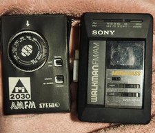 vintage SONY walkman MEGA BASS  RI-230 portable am/fm  FOR PARTS OR REPAIR