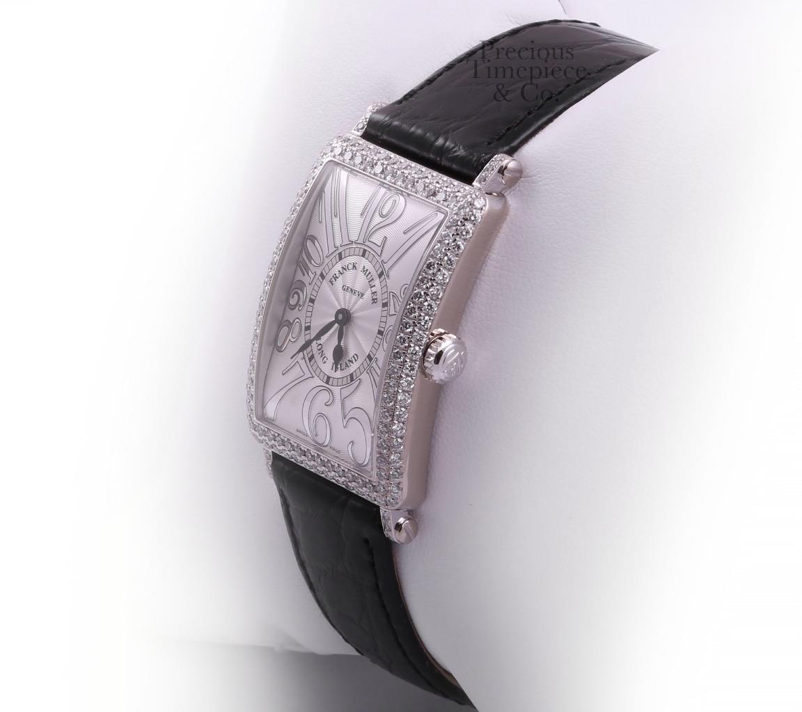 Franck Muller Long Island 952 QZ D-Factory Diamond 18k White Franck Muller Long Island 952 QZ D-Factory Diamond 18k White