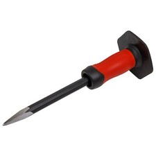 Image of Sealey Point Chisel With Grip 300mm High Quality Drop Forged Steel Polished Tip