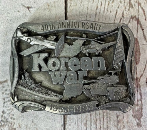 Korean War 40th Anniversary Belt Buckle Limited Edition MASH M*A*S*H Made In USA