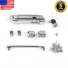 Chrome Pack Trunk Lid Latch Hinges Kit Set For Harley Touring 2014-2021