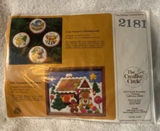The Creative Circle #2181 Gingerbread~ Crewel Embroidery Kit