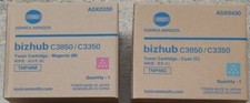 Genuine Konica Minolta TNP48C Cyan and TNP48M Magenta Toner Cartridges