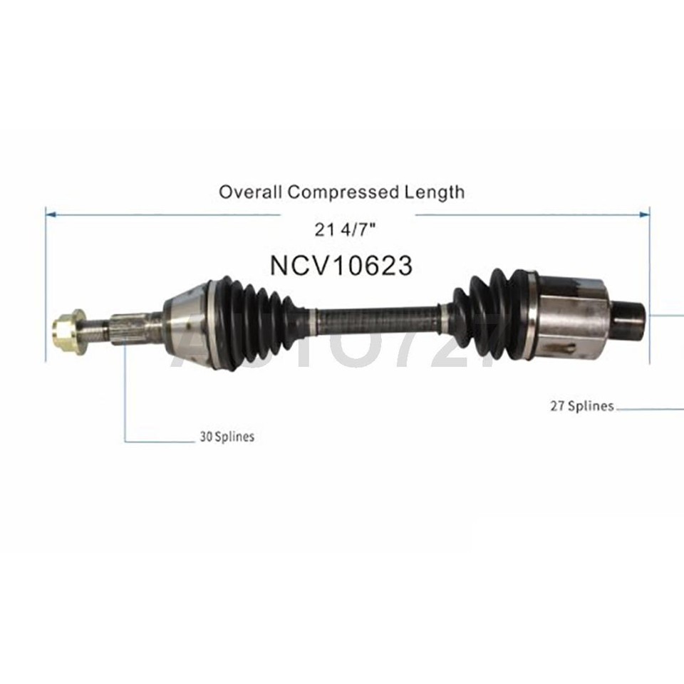 GSP CV Axle Shaft Assembly - Front Right Passenger Side For 2012-2017 Chevy Sonic - View #13