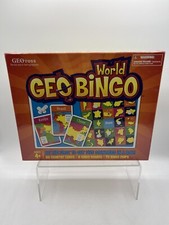 GEO Toys World Geo Bingo Game 50 Countries Brand New Sealed Homeschool 2012