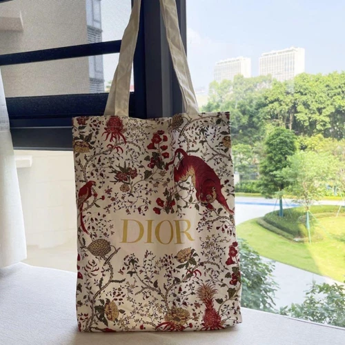 Christian Dior Tiger Pattern 2023 Model Tote Bag Novelty 33cm x 36cm New