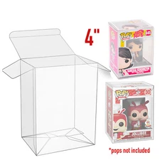 5PC Display Protectors Collectibles Case For Funko Pops 4" inch Vinyl Figures