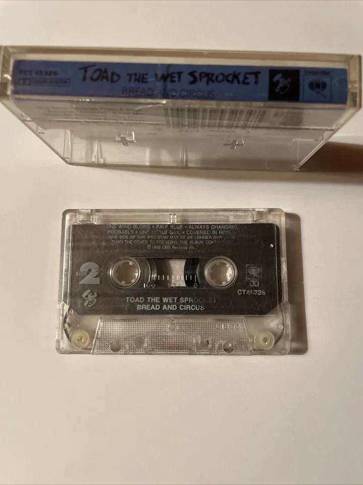 Toad The Wet Sprocket "Bread And Circus" Cassette 1988 - TESTED - Image 3 of 4