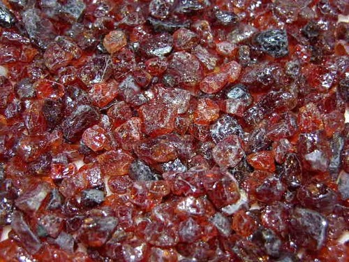 Spessartite garnet crystal mixed grade facet cab Zambia 5-20mm 1/2 ounce lots - Picture 3 of 5