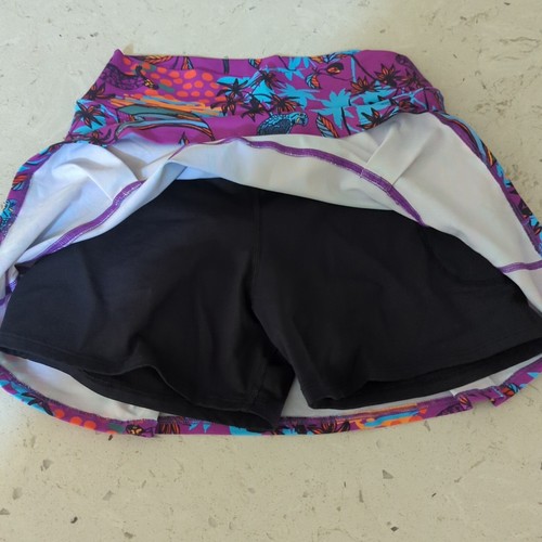 Dona Jo Ultimate Skirt Skort 1 Small Purple Tennis Running - Picture 7 of 7