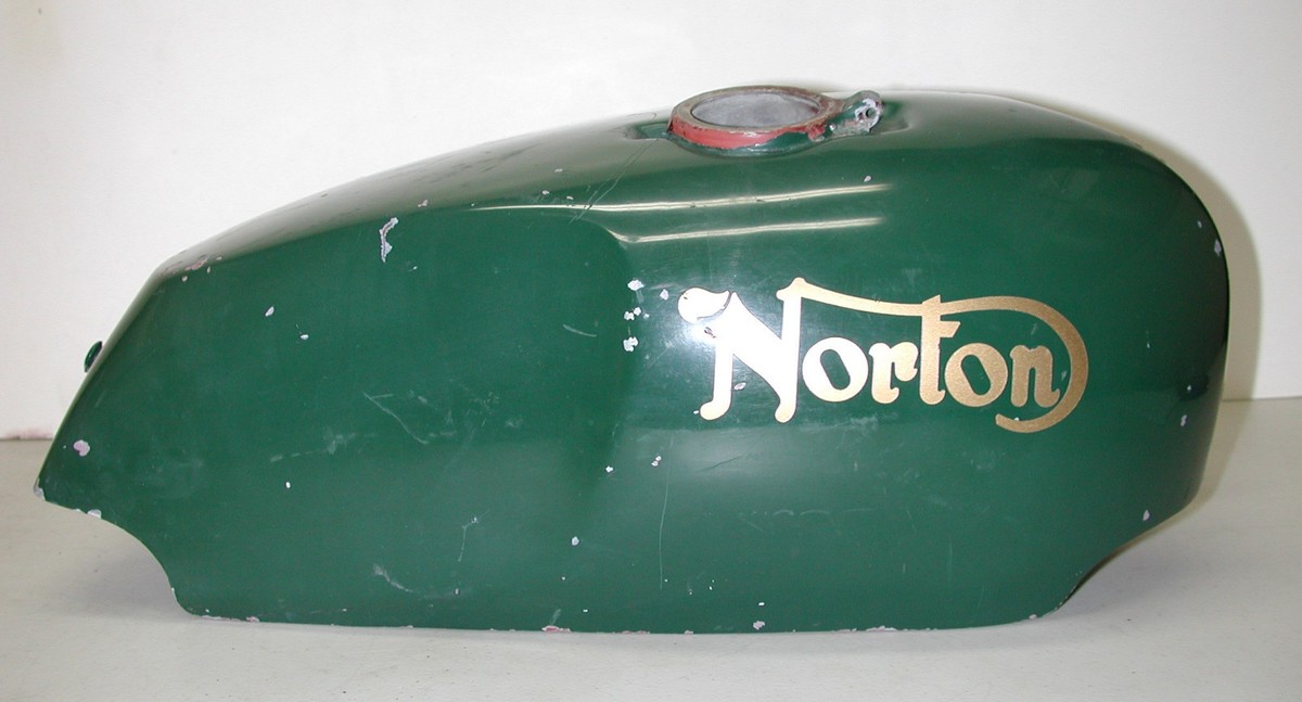 Vintage NORTON Commando Green Motorcycle Fuel Gas Tank | eBay