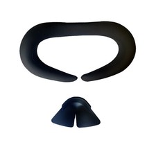 Pour Quest 3 VR Glasses Black Silicone Eye Mask Nasal Support Nose Pad Kits