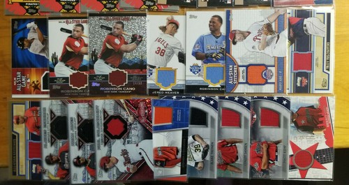 2004-2022 Topps All-Star Stitches Jersey Game Used Relic you pick choice - Picture 3 of 3