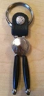 Handmade Authentic Buffalo Nickel Keychain  w/ Buffalo Horn by Cactus Mountain
