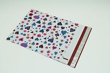 300 10x13 Blue Hearts Designer Poly Mailers Envelopes Boutique Custom Bags