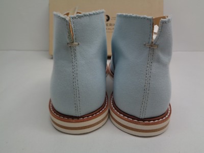 Generic Man Surplus Size 10 FLORENTINE Blue Canvas Ankle Boots New Men\'s Shoes Generic Man Surplus Size 10 FLORENTINE Blue Canvas Ankle  main image 2