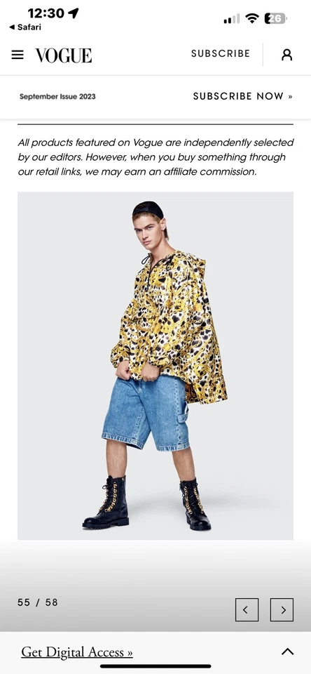 Золотая цепочка с логотипом MOSCHINO & H&M НЕГАБАРИТНАЯ!! куртка мужская или унисекс - Изображение 2 из 4