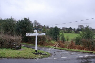 Foto 6x4 Wegweiser von der Kutsche und Pferde Chelwood Common Der Blick quer c2010